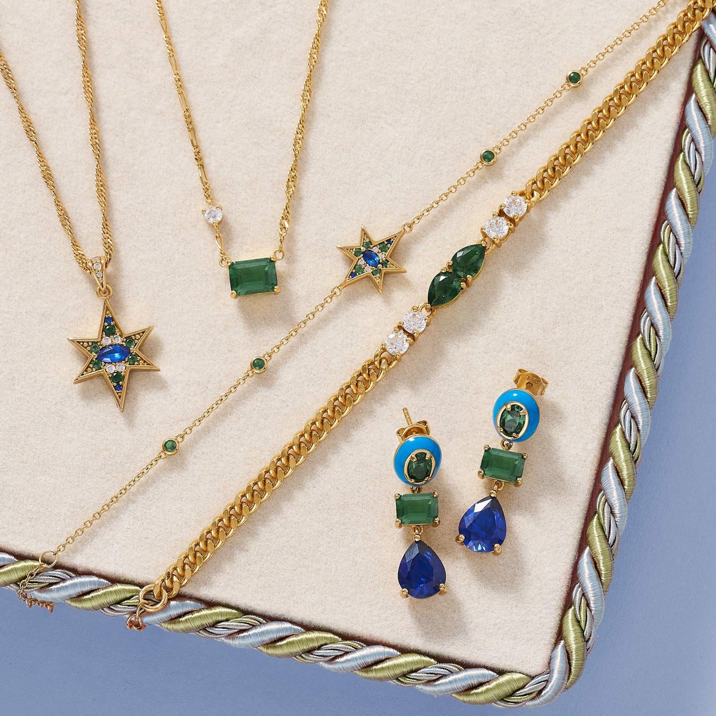Unique, star and celestial inspired jewellery from the colourful amelia scott stargazer collection