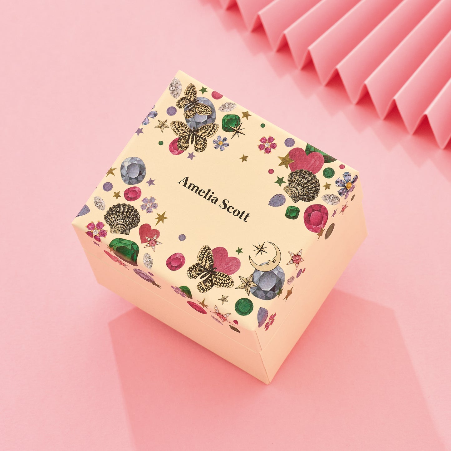 Lucy Rose & Merlot Stripe Velvet Scrunchie