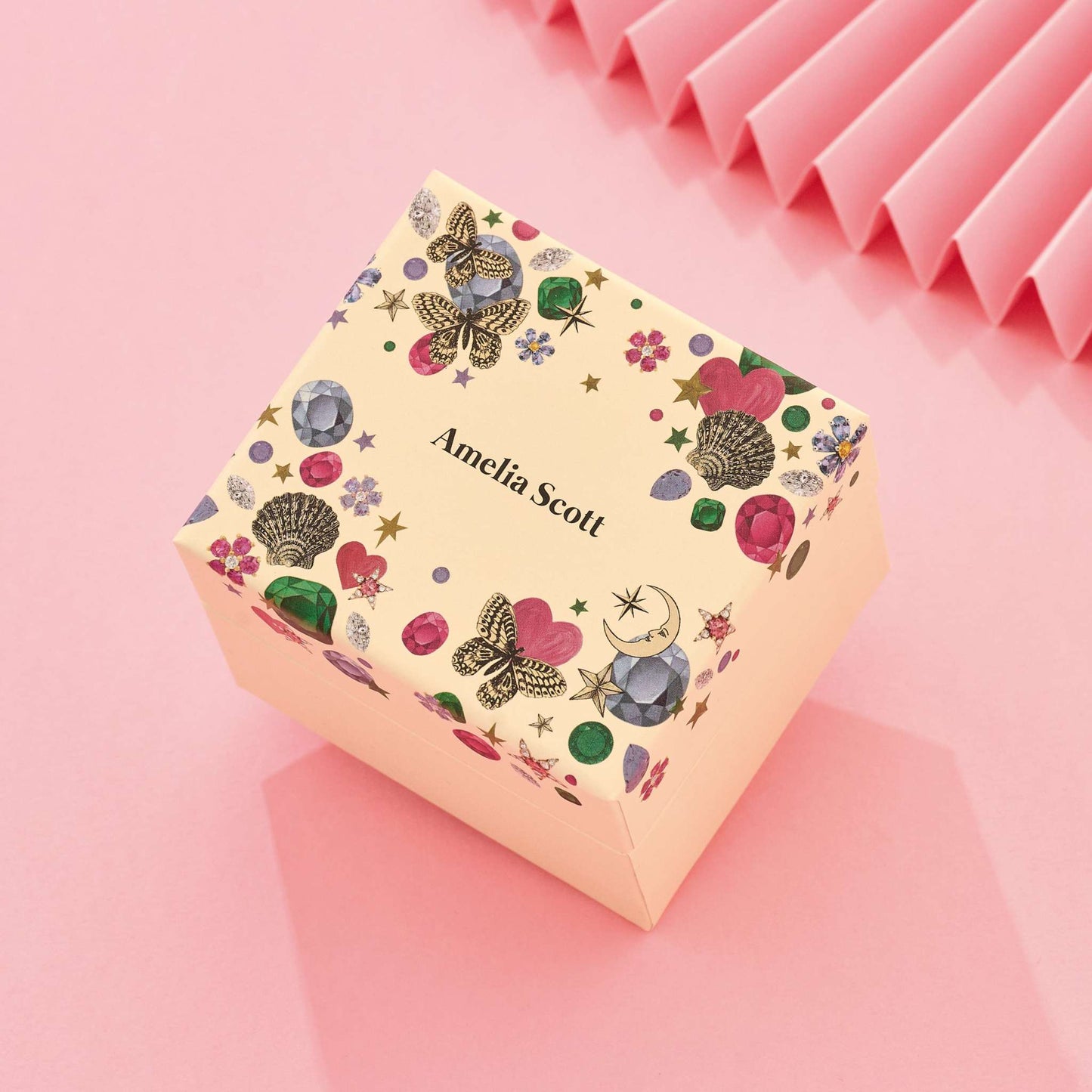 Nancy Pink & Green Stripe Velvet Bow Barrette Clip