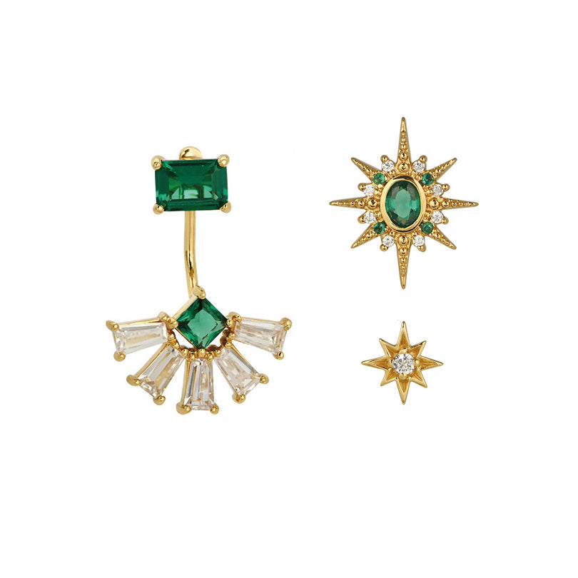 Art Deco Star Ear Styling Set
