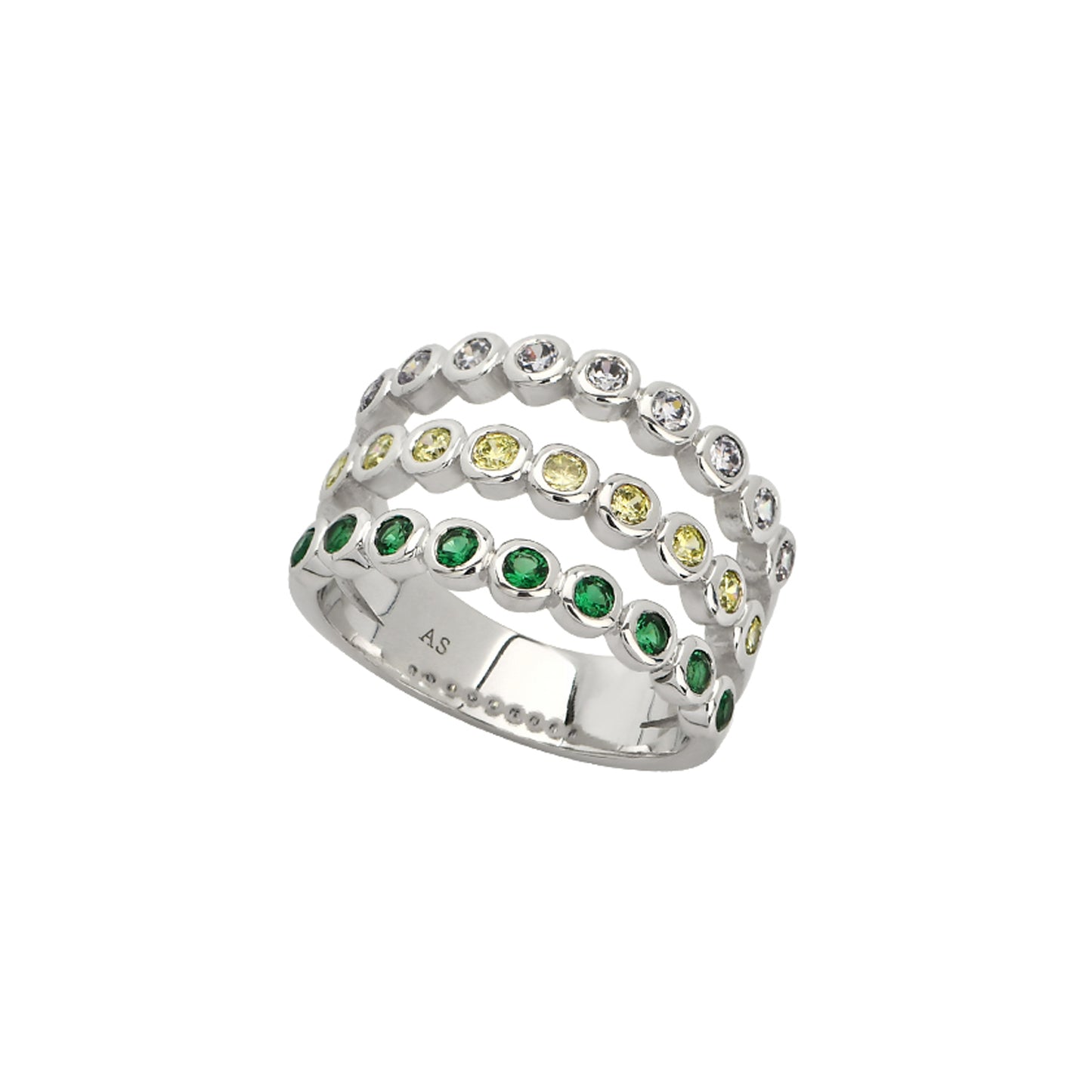Dotty Illusion Ring Popsicle & Silver